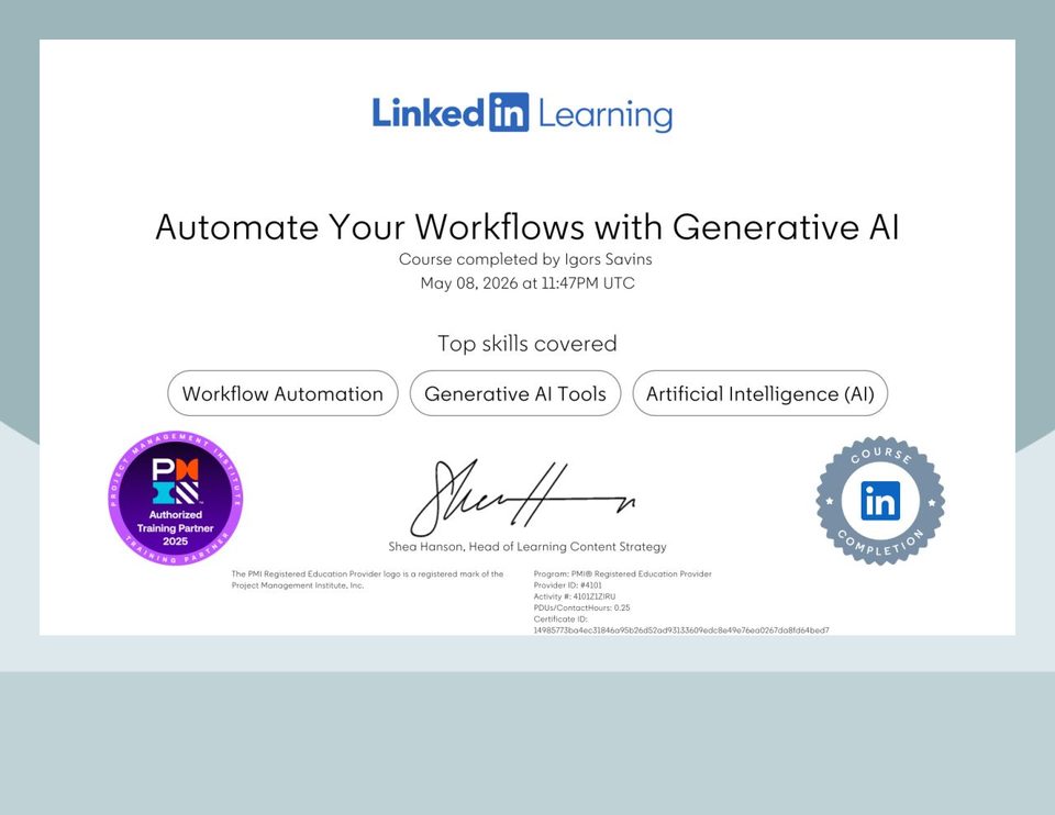 Automate Your Workflows with Generative AI